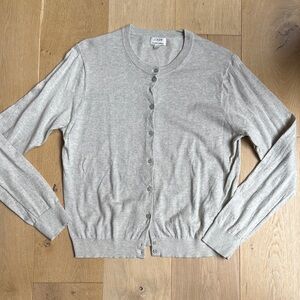 J. Crew Gray Cardigan Sweater